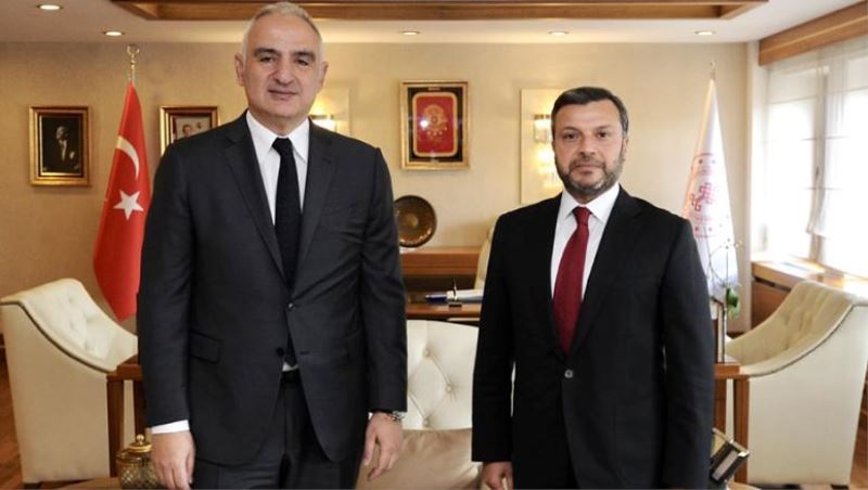 Başkan Kocaispir, Kültür Ve Turizm Bakanı Ersoy’u Ziyaret Etti
