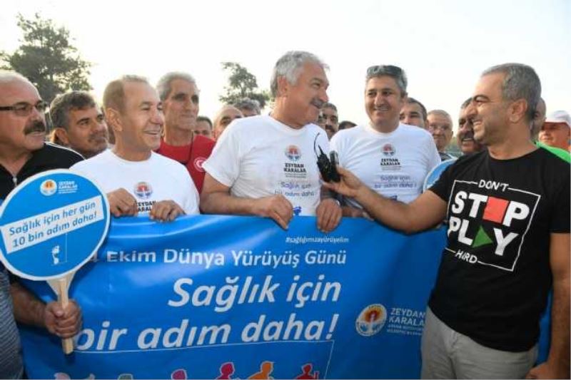 Yaşar Kemal Yürüyüş Parkurunda spora teşvik