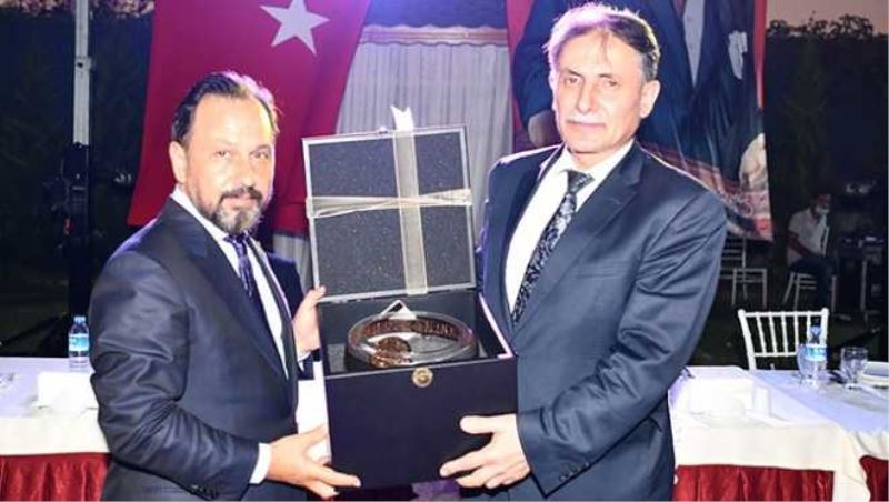 Başkan Uludağdan Kaymakam Kayhana veda yemeği