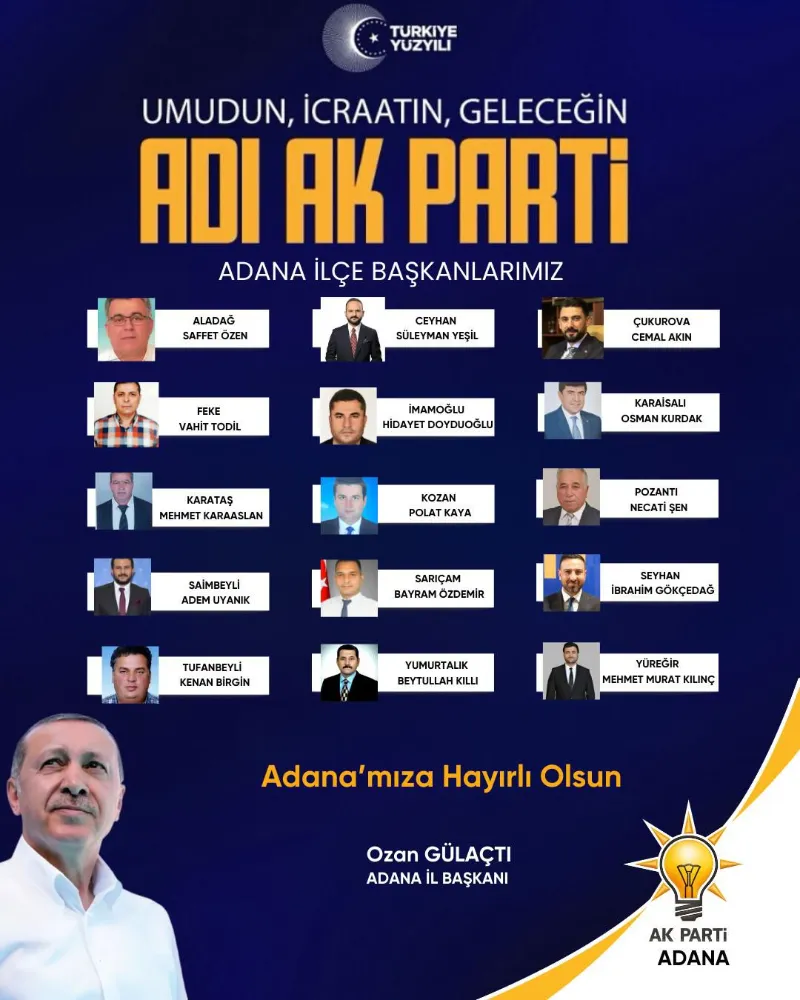 AK Kadro Hazır, Adana Hazır!