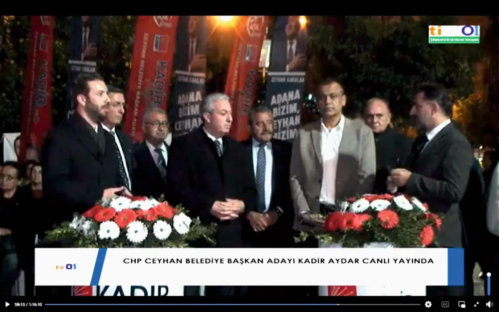 - AK Partili ve MHP’li Başkanlar, Aydar’ın kurduğu Büyük Ceyhan İttifakı