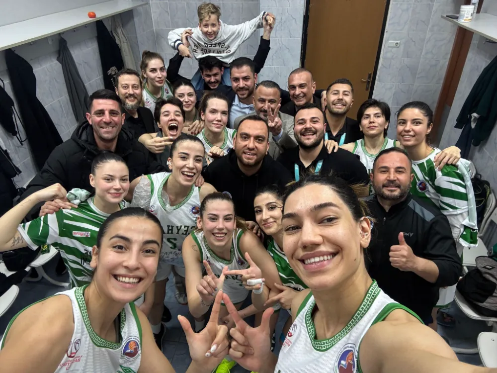 Ceyhan belediye spor kadın basketbol  takımı akşam rüzgar gibi esti