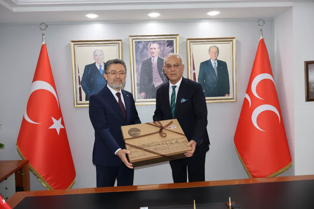 MHP İl Başkanı Yusuf Kanlı Bakan İbrahim Yumaklı’ya üreticilerin sorunlarını iletti