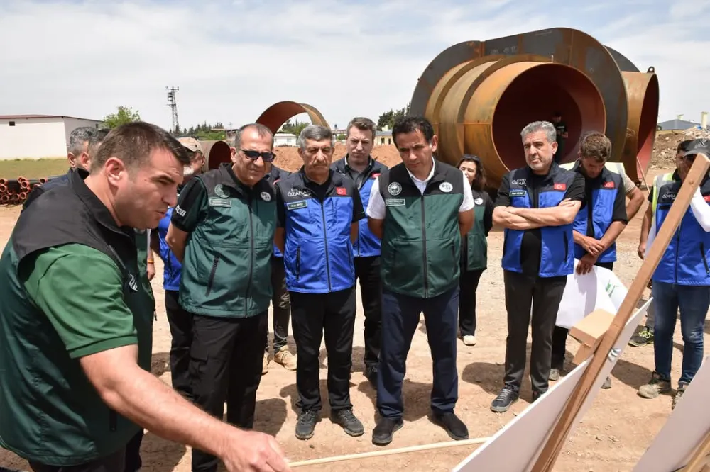 HATAY AMİK-AFRİN REYHANLI BARAJI SULAMASINDA ÇALIŞMALAR DEVAM EDİYOR