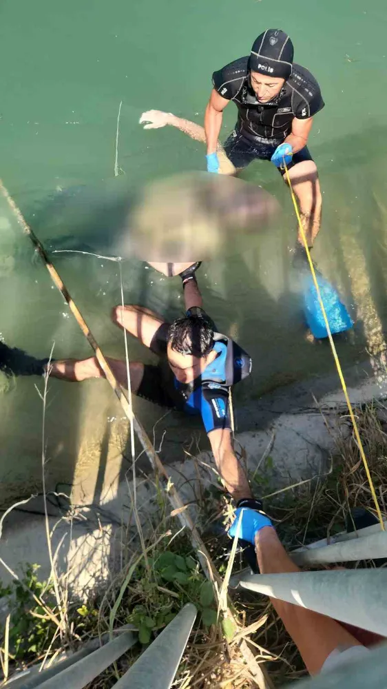 Adana’da sulama kanalında erkek cesedi bulundu