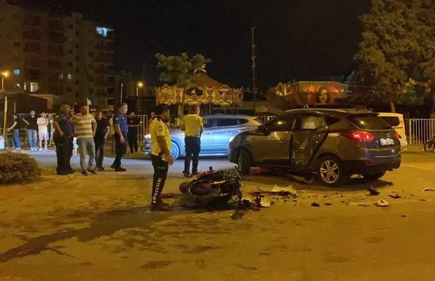Çarpışma: Motosikletin Sürücüsü Öldü