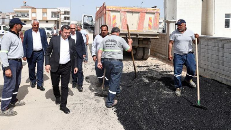 Başkan Kocaispir Solaklı’da Çalışmaları Denetledi