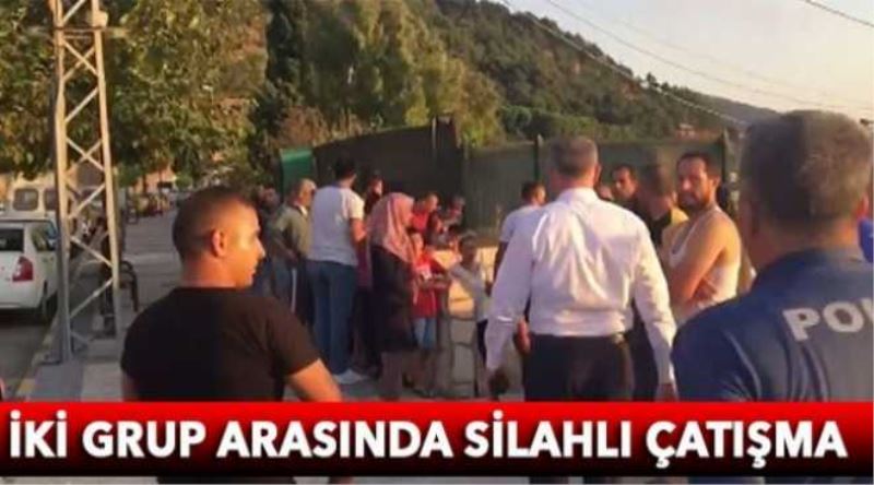 İki grup arasında silahlı çatışma