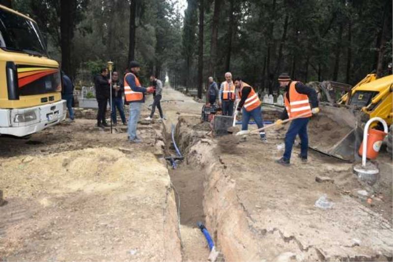 Kabasakal ve Akkapı mezarlıklarına sağlıklı içme suyu