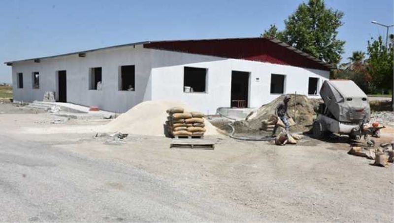 Ceyhan cezaevi bekleme salonu inşaatında sona yaklaşıldı