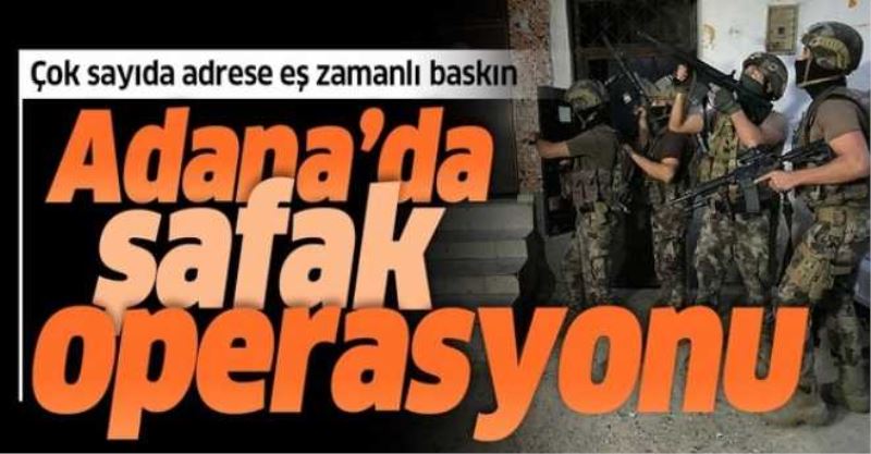 Adana merkezli 4 ilde uyuşturucu operasyonu: 40 gözaltı kararı