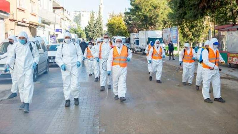 Seyhanda temizlik-hijyen seferberliği...