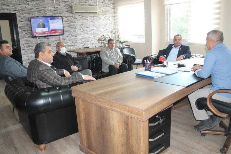 MHP YÜREĞİR İLÇE TEŞKİLATI  İLÇE EMNİYET MÜDÜRÜ YARLIGAÇ’I ZİYARET ETTİ